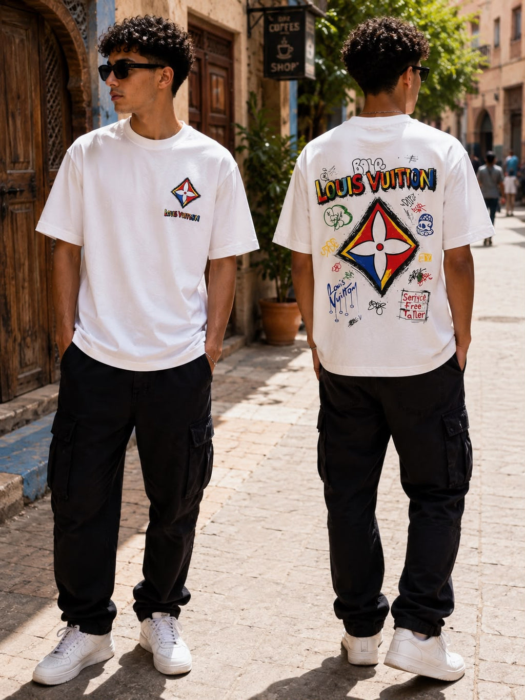 T-Shirt Louis Vuitton Graffiti