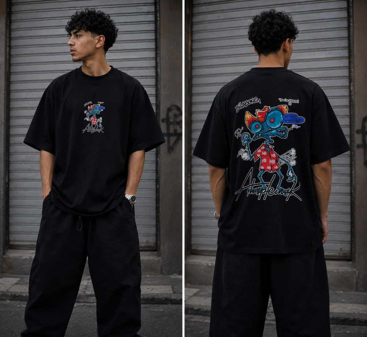 T-Shirt Billabong x Aapplemark Graphic Oversize