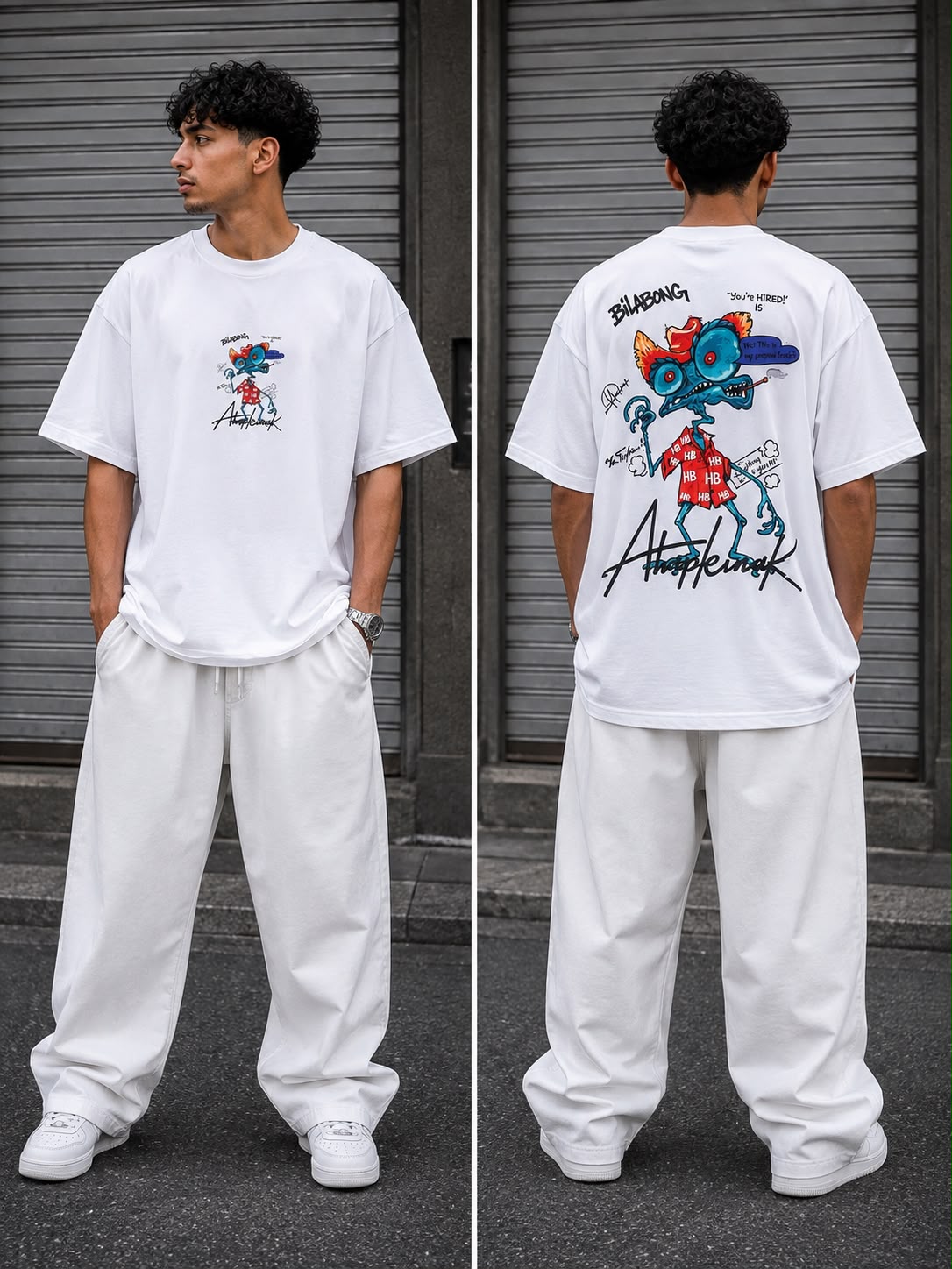 T-Shirt Billabong x Aapplemark Graphic Oversize