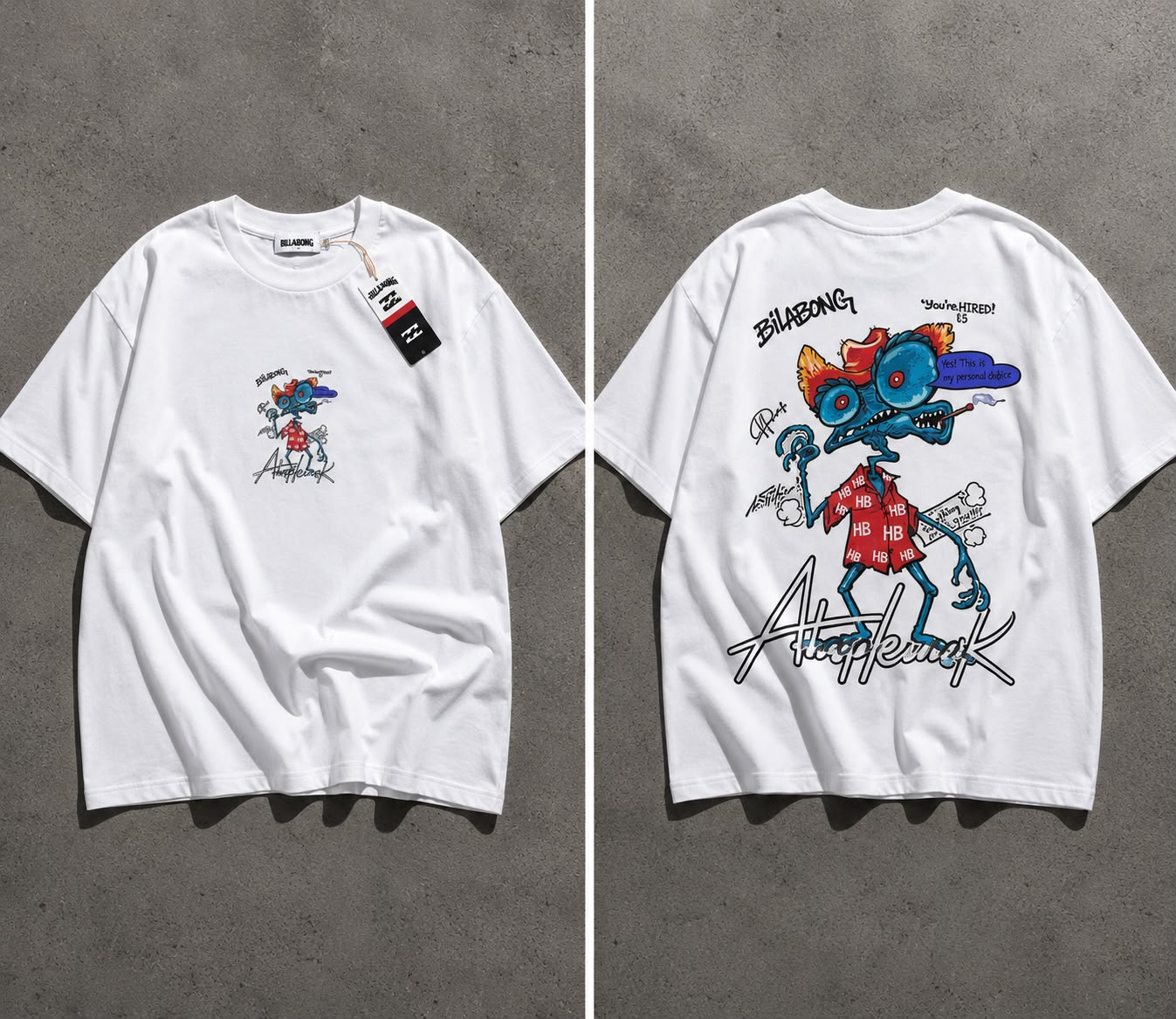 T-Shirt Billabong x Aapplemark Graphic Oversize