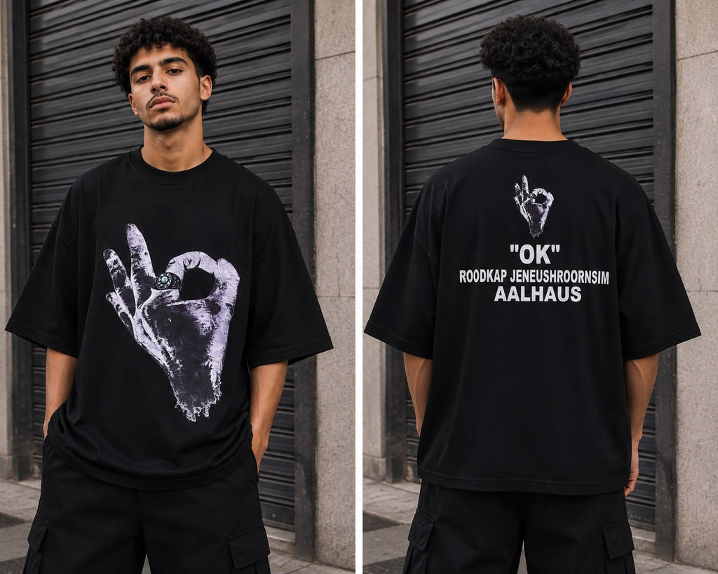 T-Shirt "OK" Aalhaus Oversize