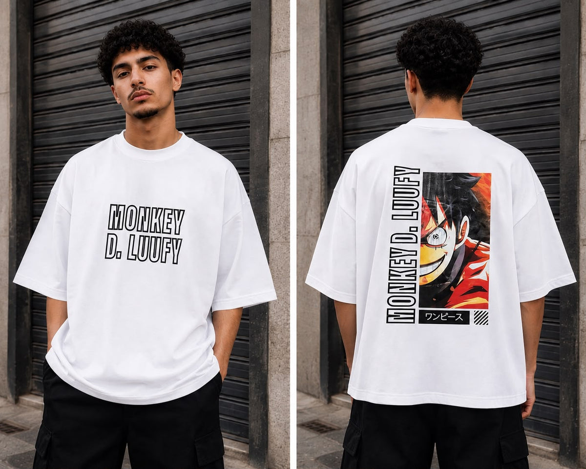 T-Shirt Monkey D. Luffy One Piece Oversize