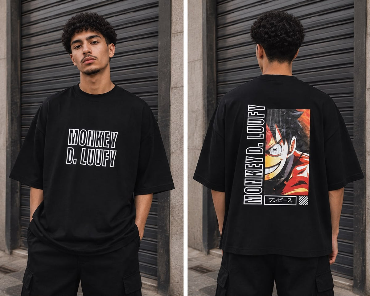 T-Shirt Monkey D. Luffy One Piece Oversize